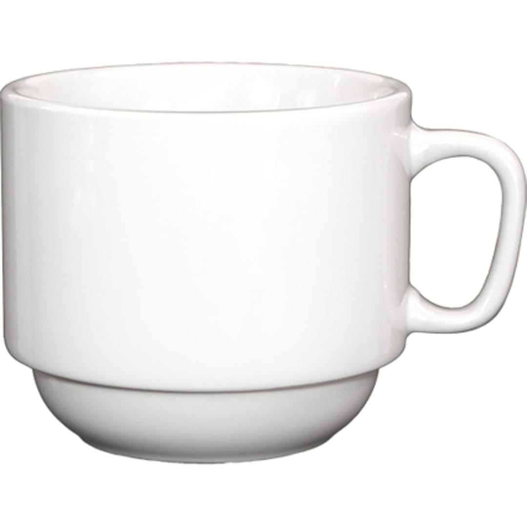 Int'l Tableware DO-23 Dover European White 7 ounce Cup