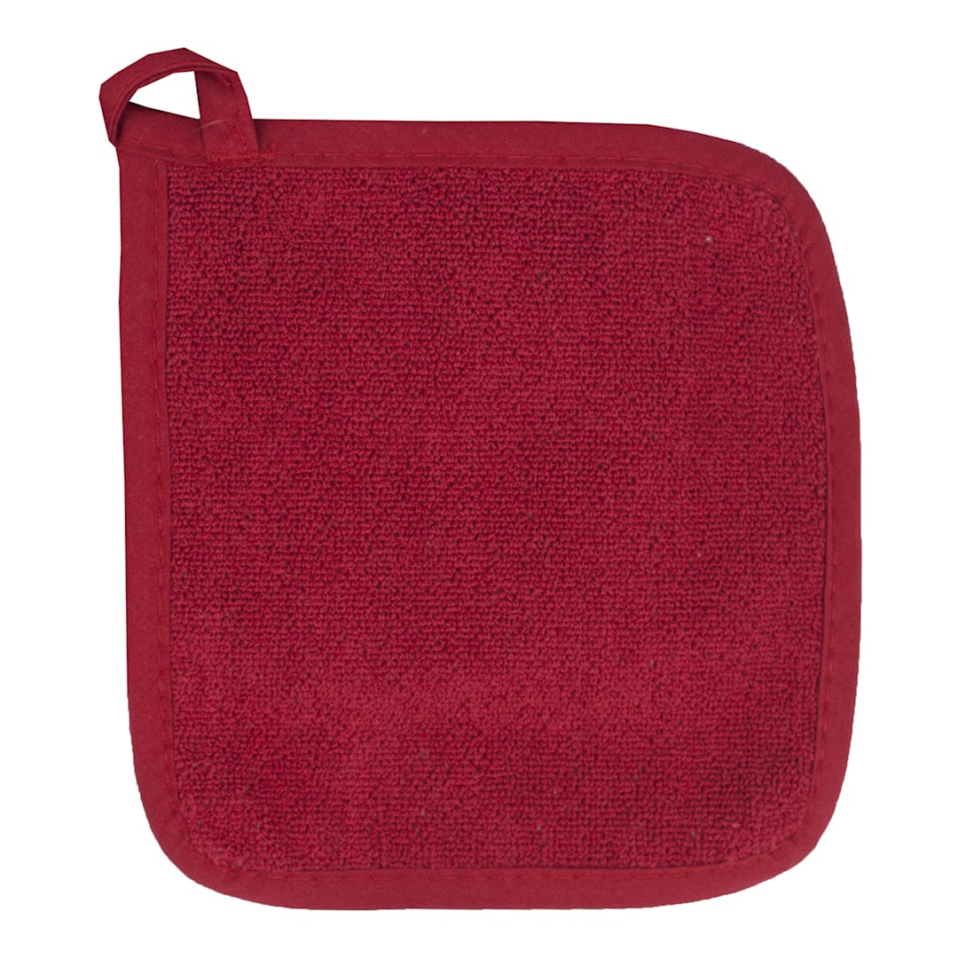 Ritz 30083 Paprika Terry 8.25 x 8.5" Solid Pot Holder