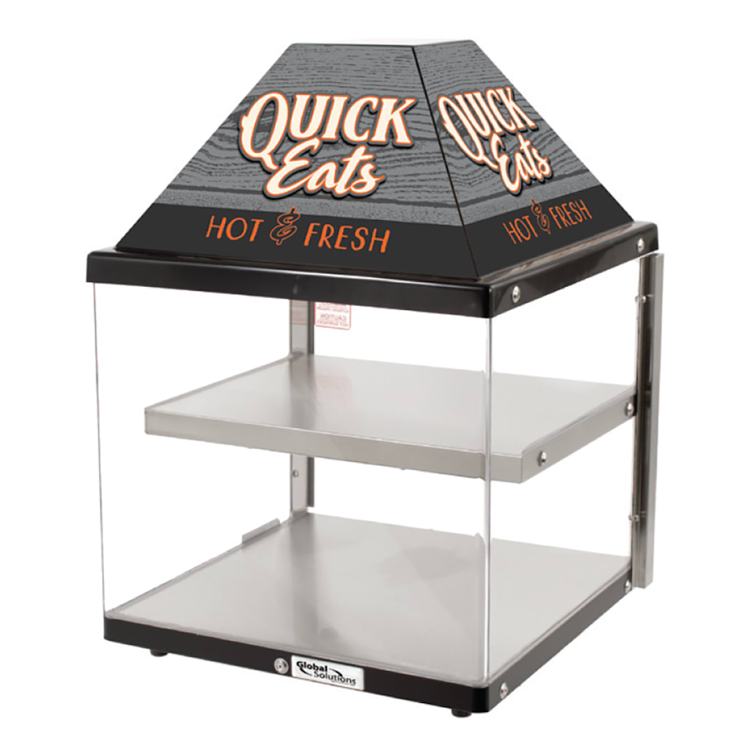 Nemco GS1410 120V 2-Shelf Heated Food Merchandiser