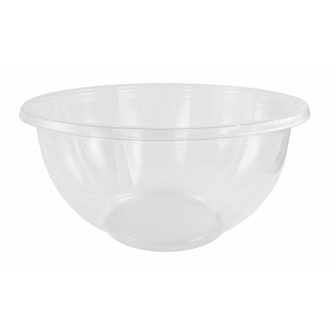 World Centric SB-CS-32 Clear Plastic 32 ounce Salad Bowl