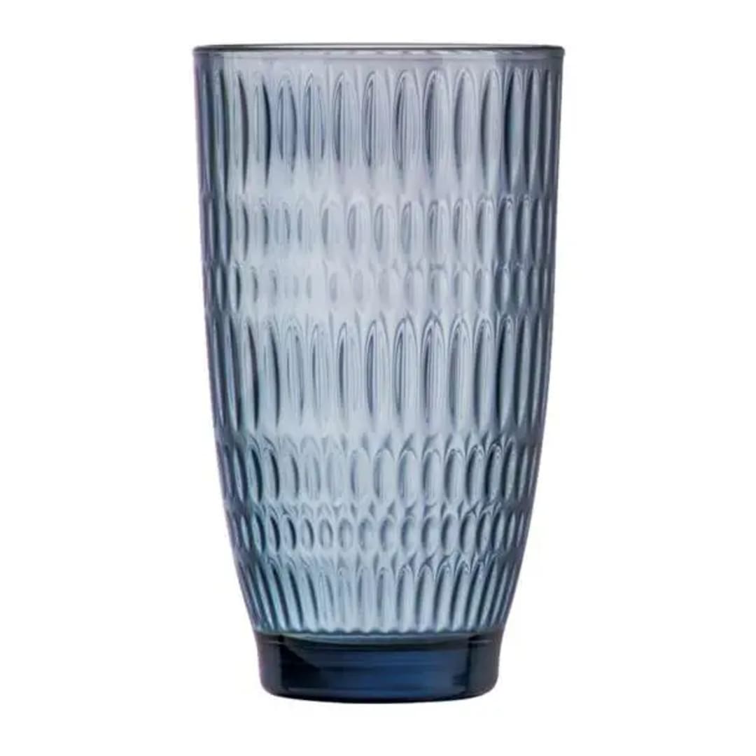 Arcoroc V8707 Rock Dew Blue 12.25 ounce Hi Ball Glass