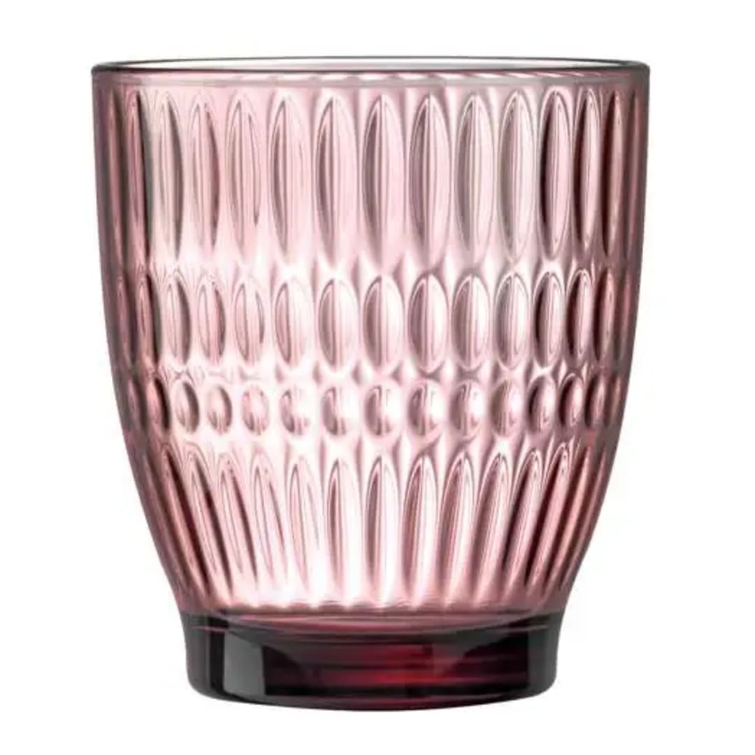Arcoroc V8712 Rock Dew Pink 12 ounce Rocks Glass