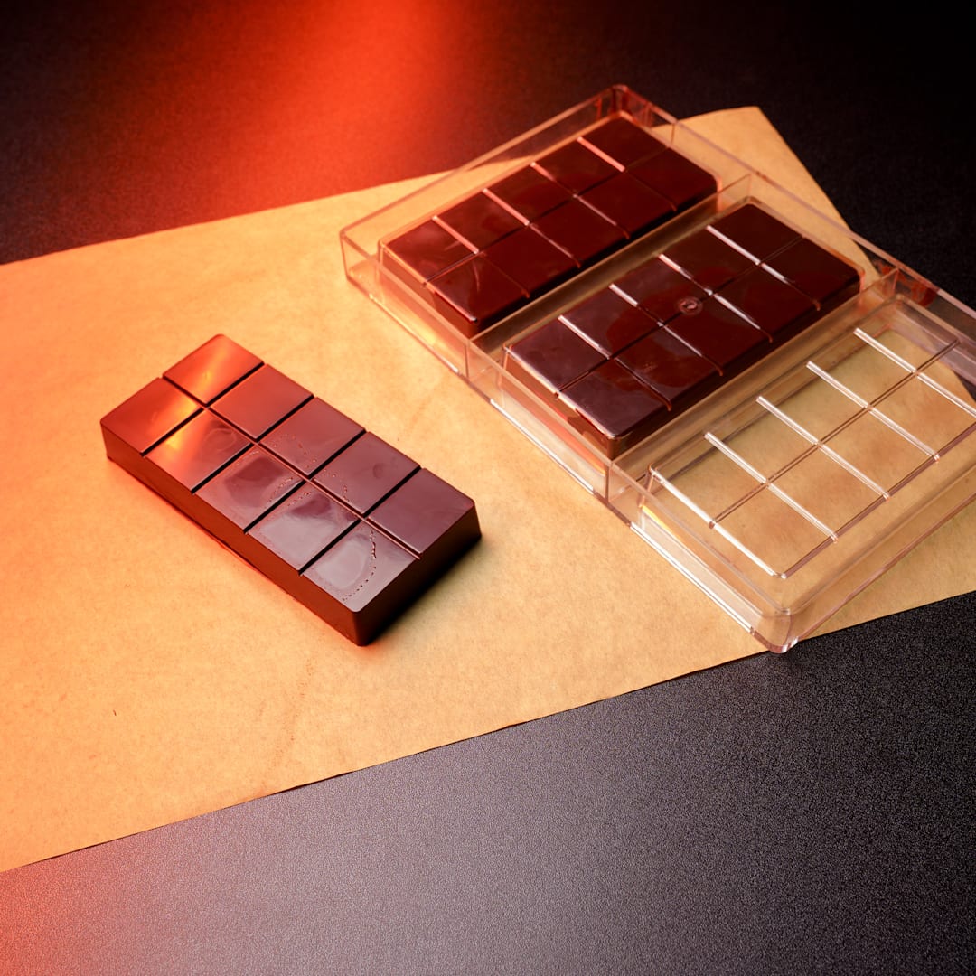 Bold Maker 23437 10 Pc 3 Bars 200mL Dubai Chocolate Mold