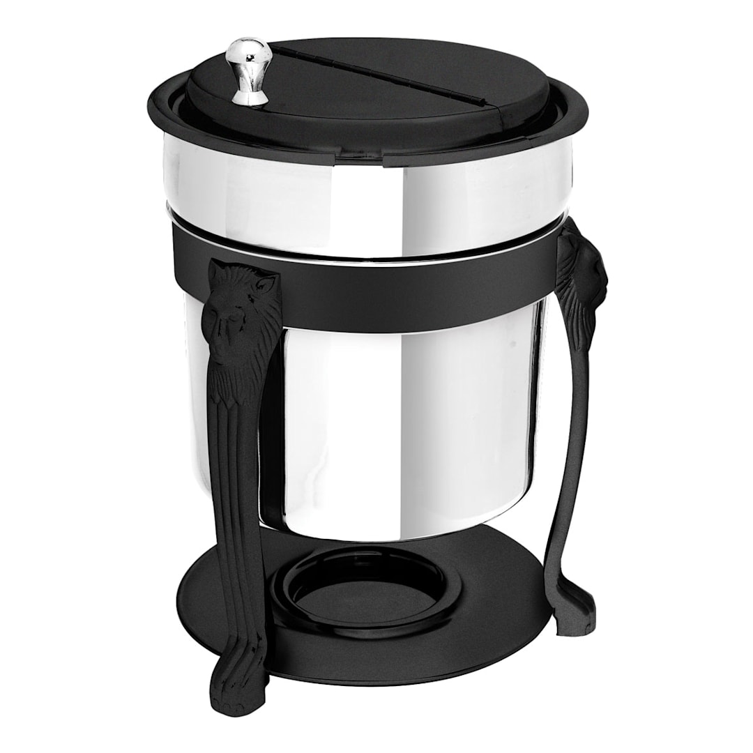 Eastern Tabletop 3101LHMB Xylo Black Finish 2 quart Marmite Chafer