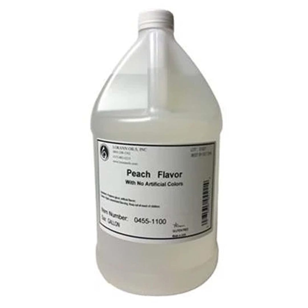Lorann Oils 0455-1100 1 Gallon Peach Flavor