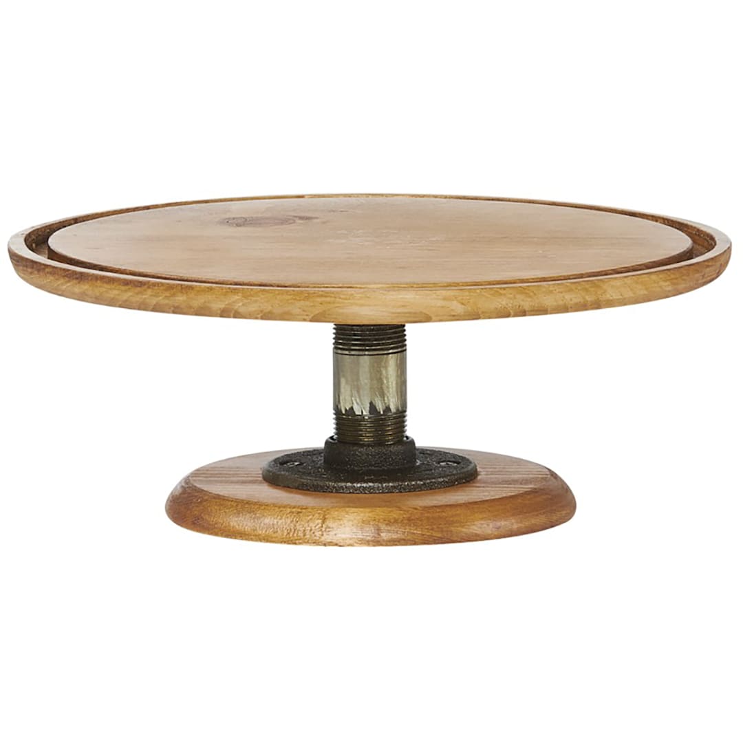 Cal-Mil 4310-5-99 Madera Maple 12.75 x 5" Cake Stand