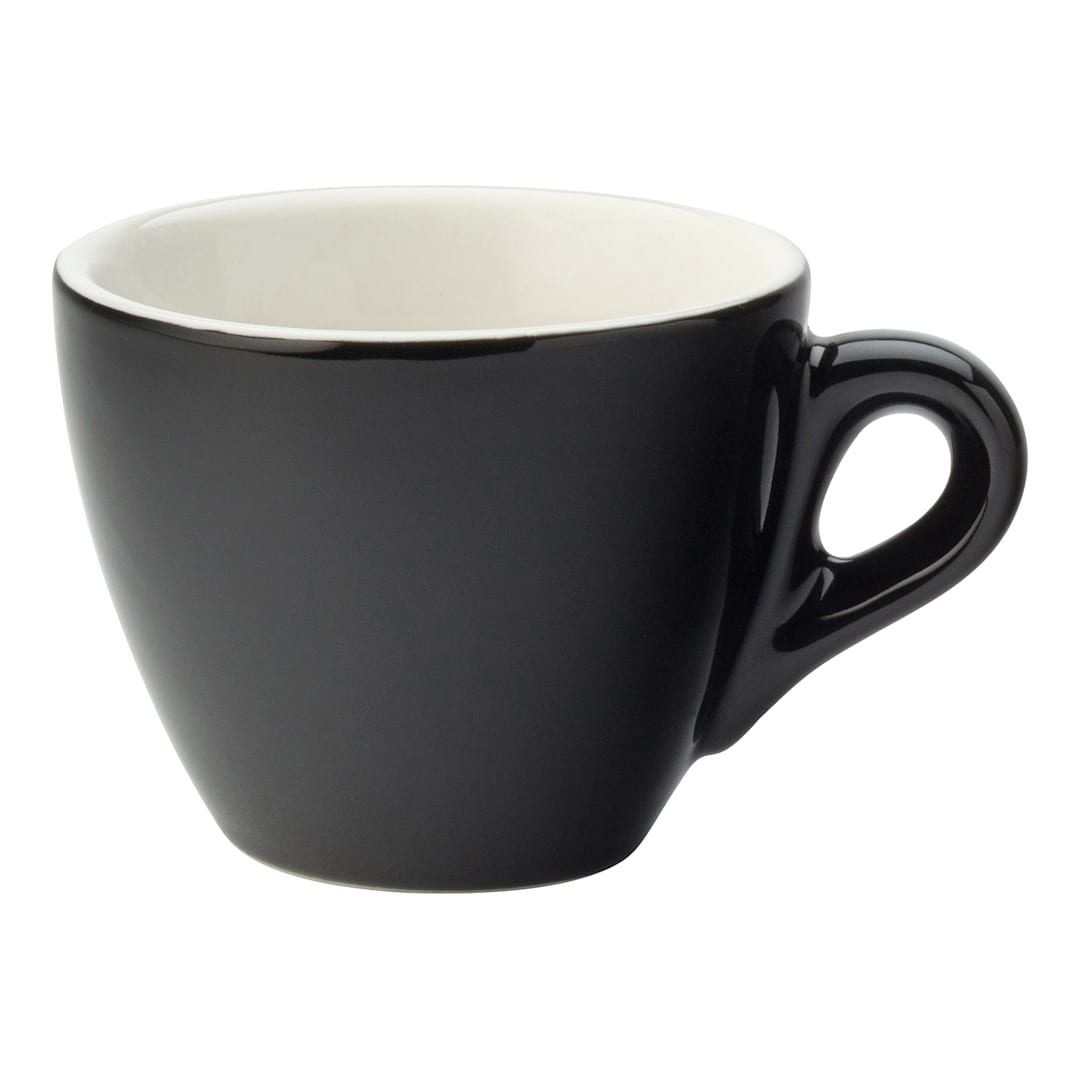 Steelite UCT8110 Utopia Black 2.75 ounce Espresso Cup