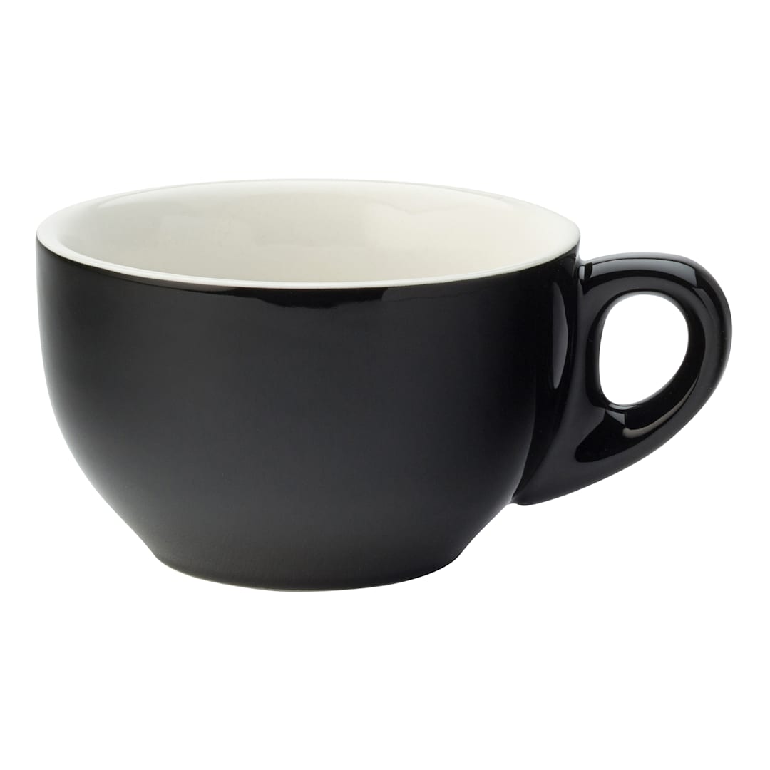 Steelite UCT8090 Utopia Black 10 ounce Latte Cup
