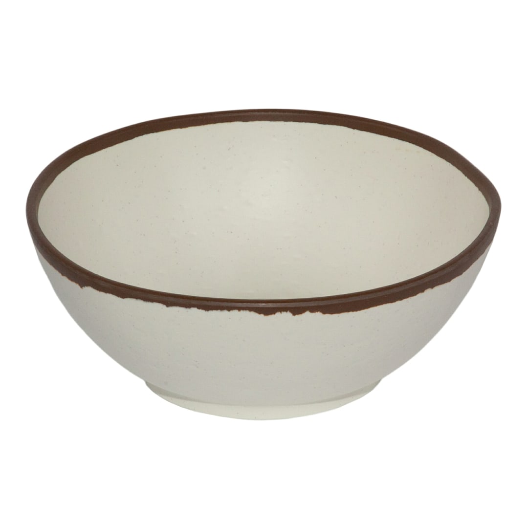 G.E.T. B-305-CRM Pottery Market Cream 1.5 quart Entree Bowl - Dozen