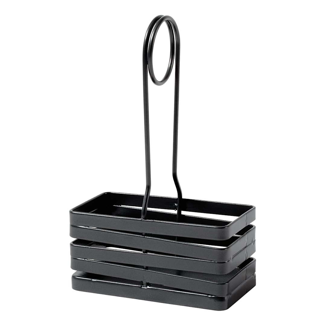 G.E.T. CAD-42-MG Metal Gray 4 x 2 x 6-1/2" Salt/Pepper Caddy