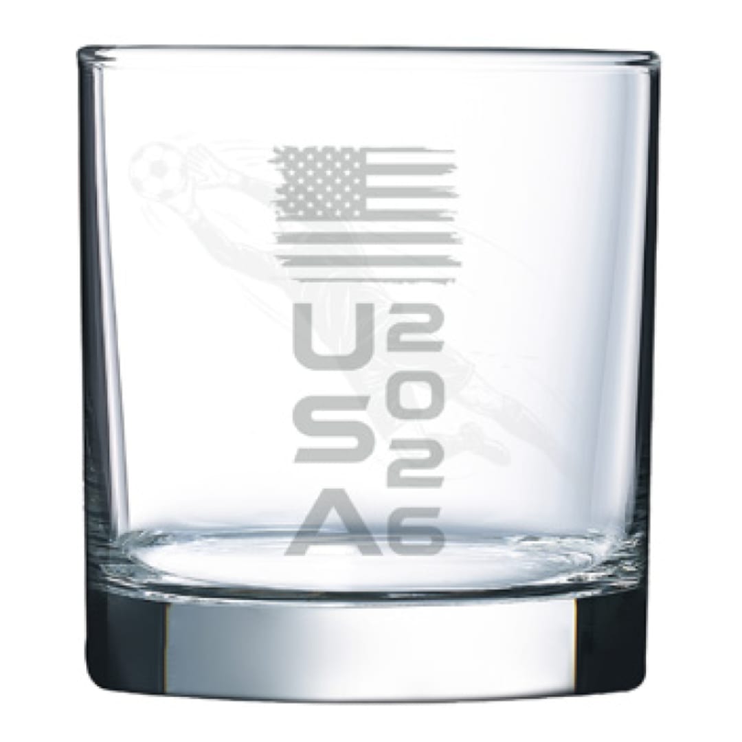 ARC Cardinal X3677 Islande 10 ounce Rocks Glass w/ USA 2026