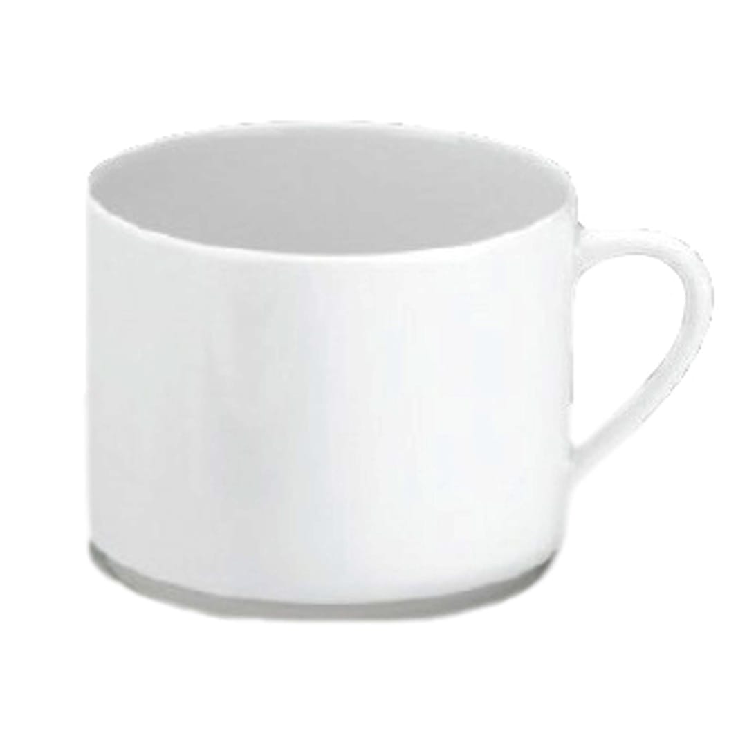 Pillivuyt 6637V899 White Valencay 12 ounce Breakfast Cup