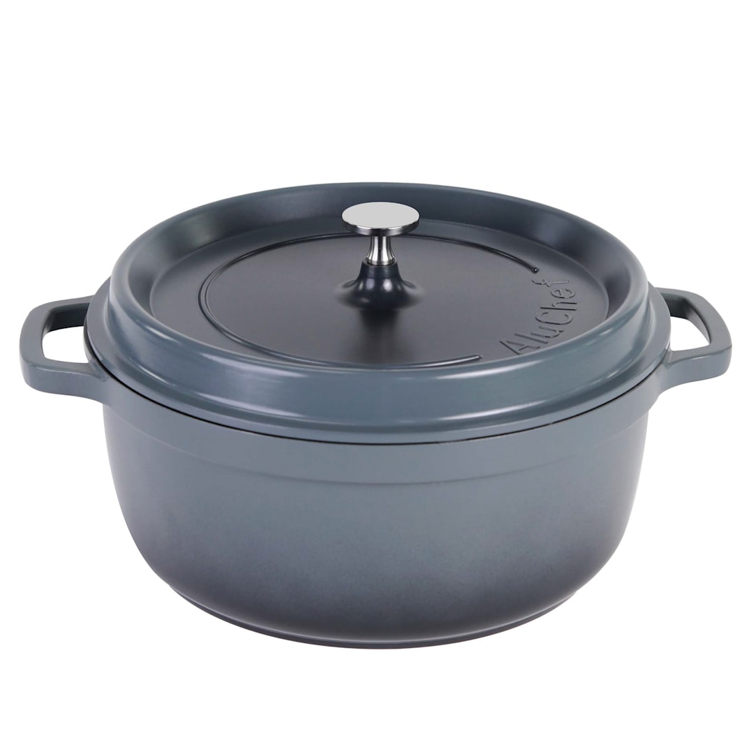 AluChef AP280012 Gray 7 quart Casserole with Lid - 2 / CS