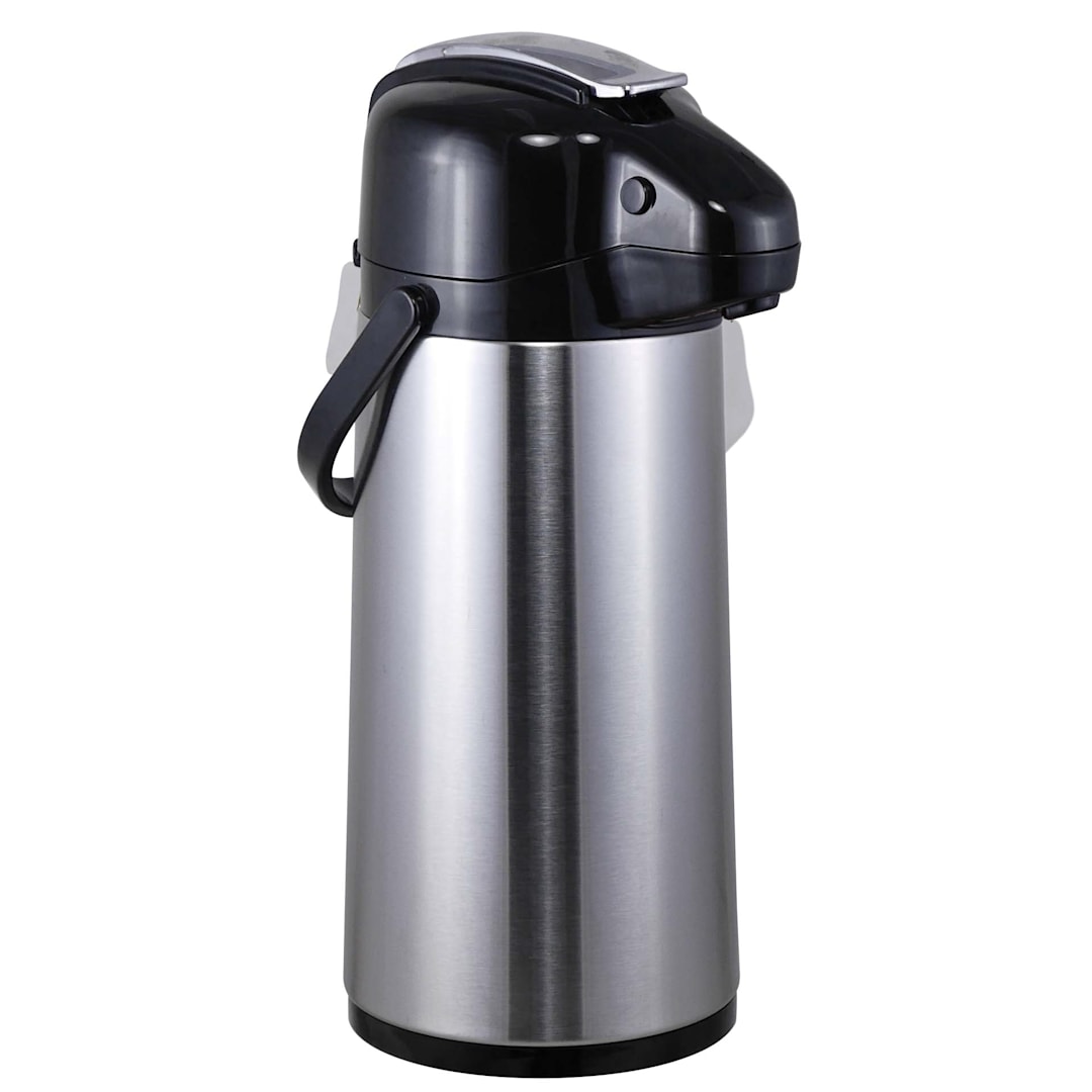 Steelite 7401MM140 Archer 2.5L Lever Airpot w/ Glass Liner - 6 / CS