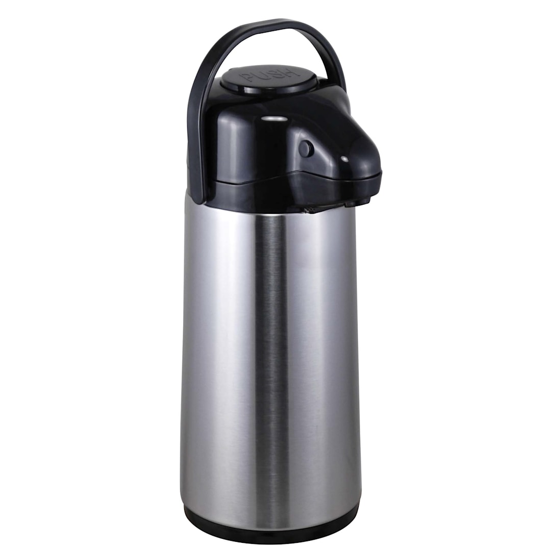 Steelite 7401MM141 Archer 2.5L Pump Airpot w/ Glass Liner - 6 / CS