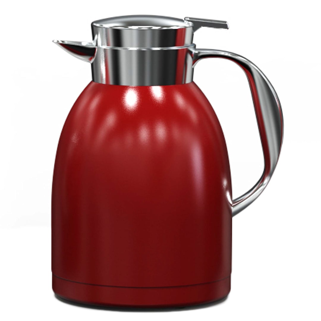 Steelite 7401MM134 Rogue Red 1.5L Vacuum Server w/ S/S Liner - 6 / CS