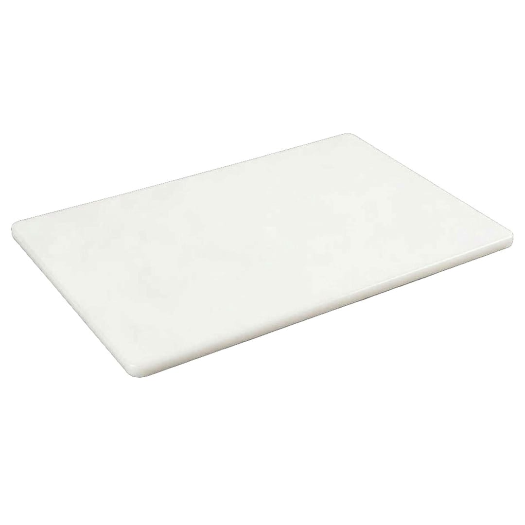 Darling Foodservice White Polyethylene 18 x 12" Cutting Board