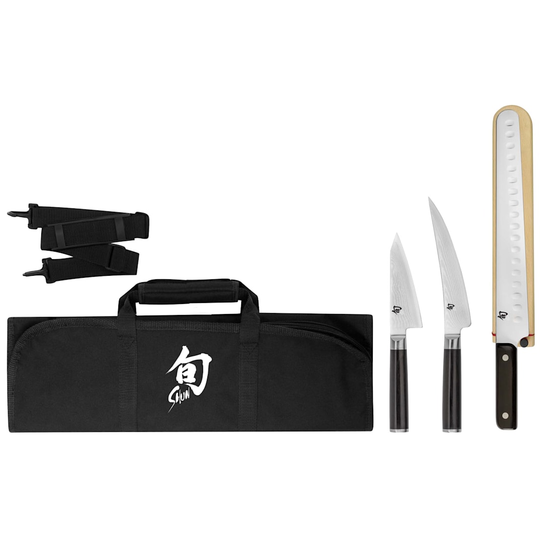 Kai USA DMS0450 Shun Classic 4-Pc. BBQ Knife Set