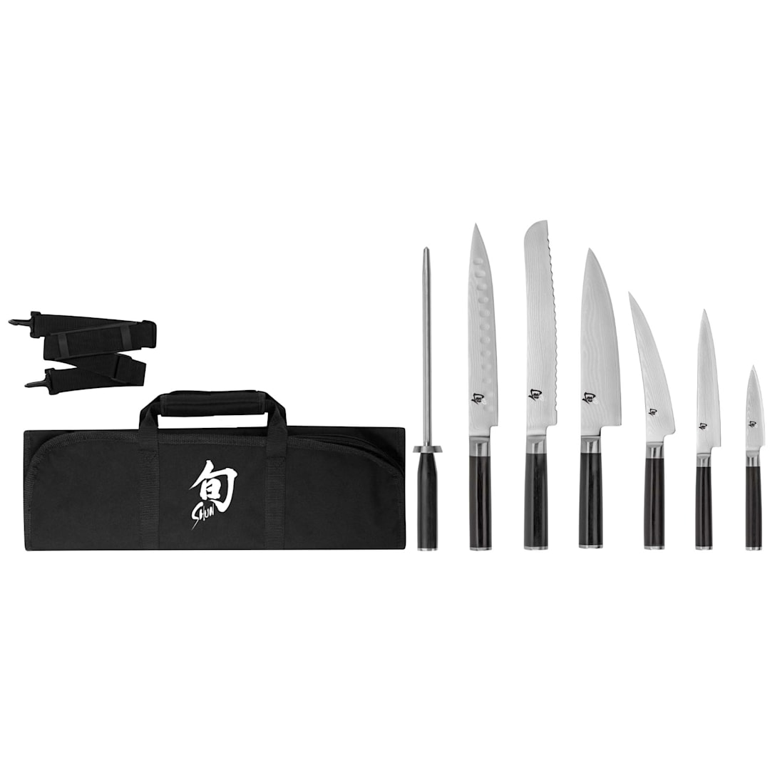 Kai USA DMS0899 Shun Classic 8-Pc. Student Knife Set