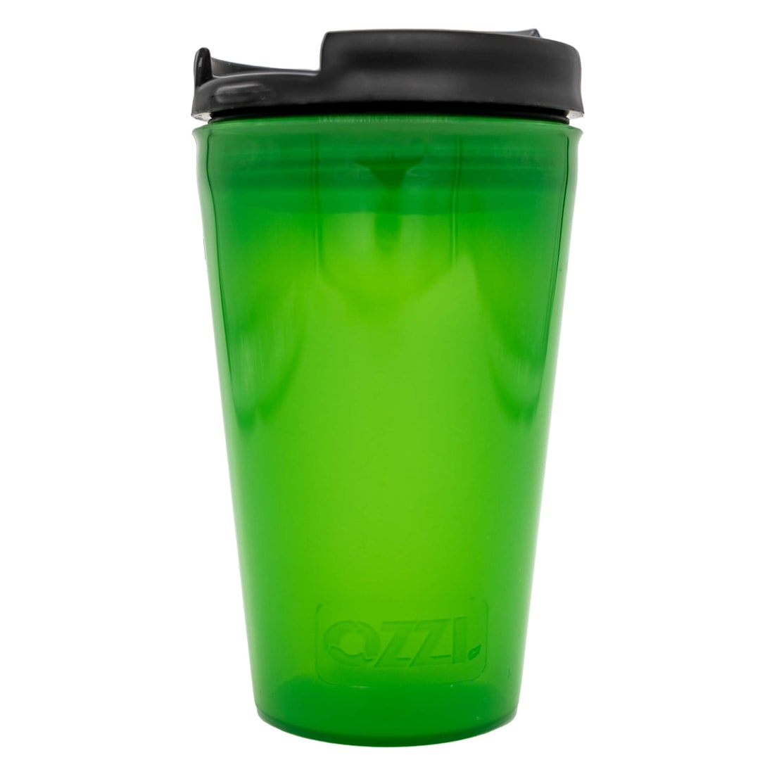Agreenozzi O-CUP-G Green 16 ounce Hot/Cold Cup with Lid