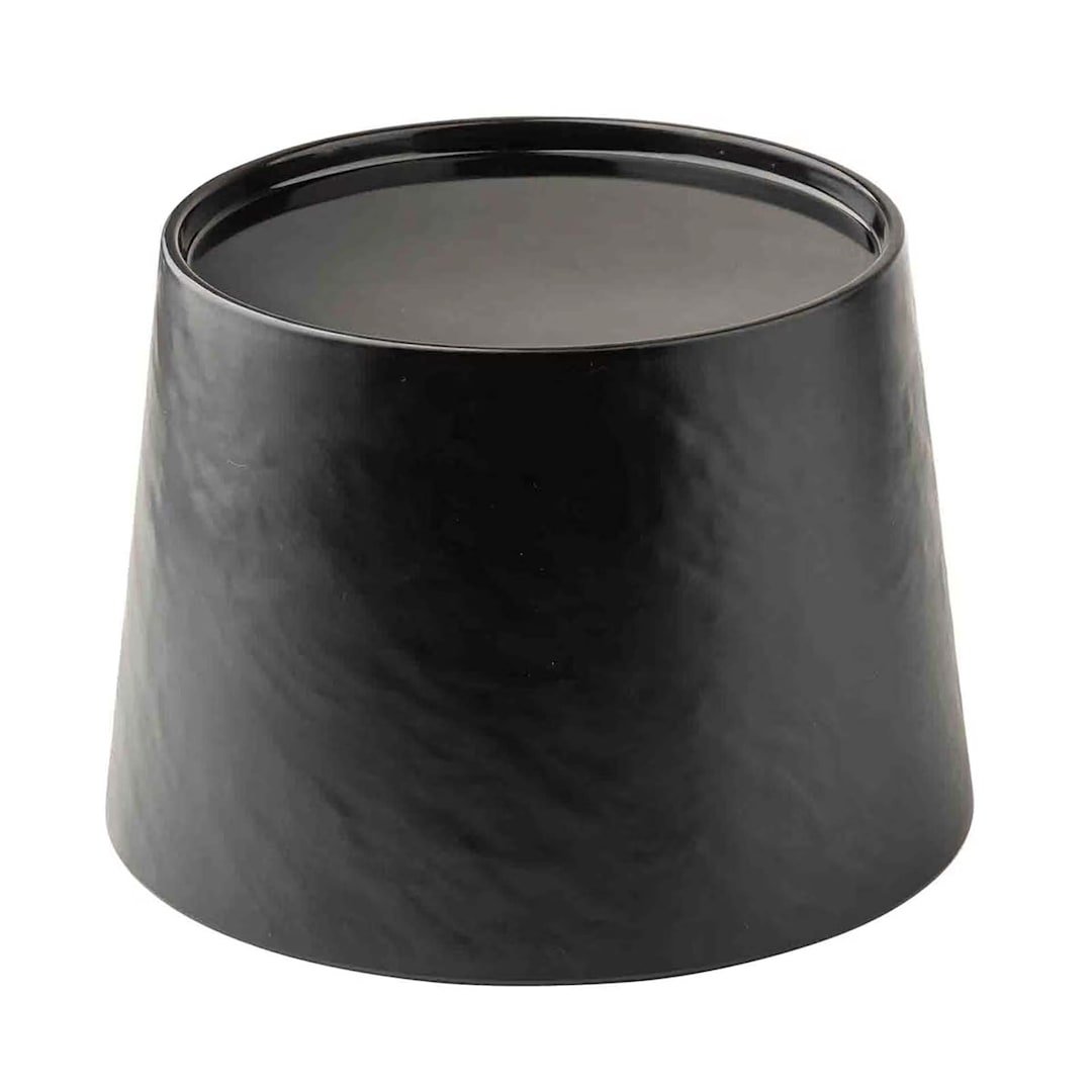 TableCraft 12809 Frostone Black 10 in. Dia x 7 in. Bev. Dispenser Base