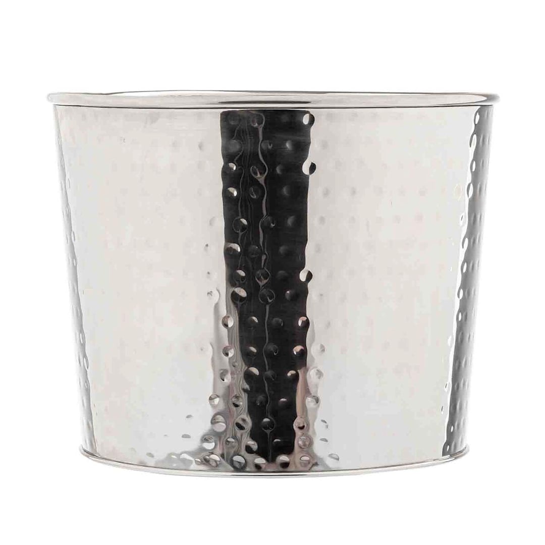 TableCraft 13016 Hammered S/S 10"Dia x 8" Bev Dispenser Base