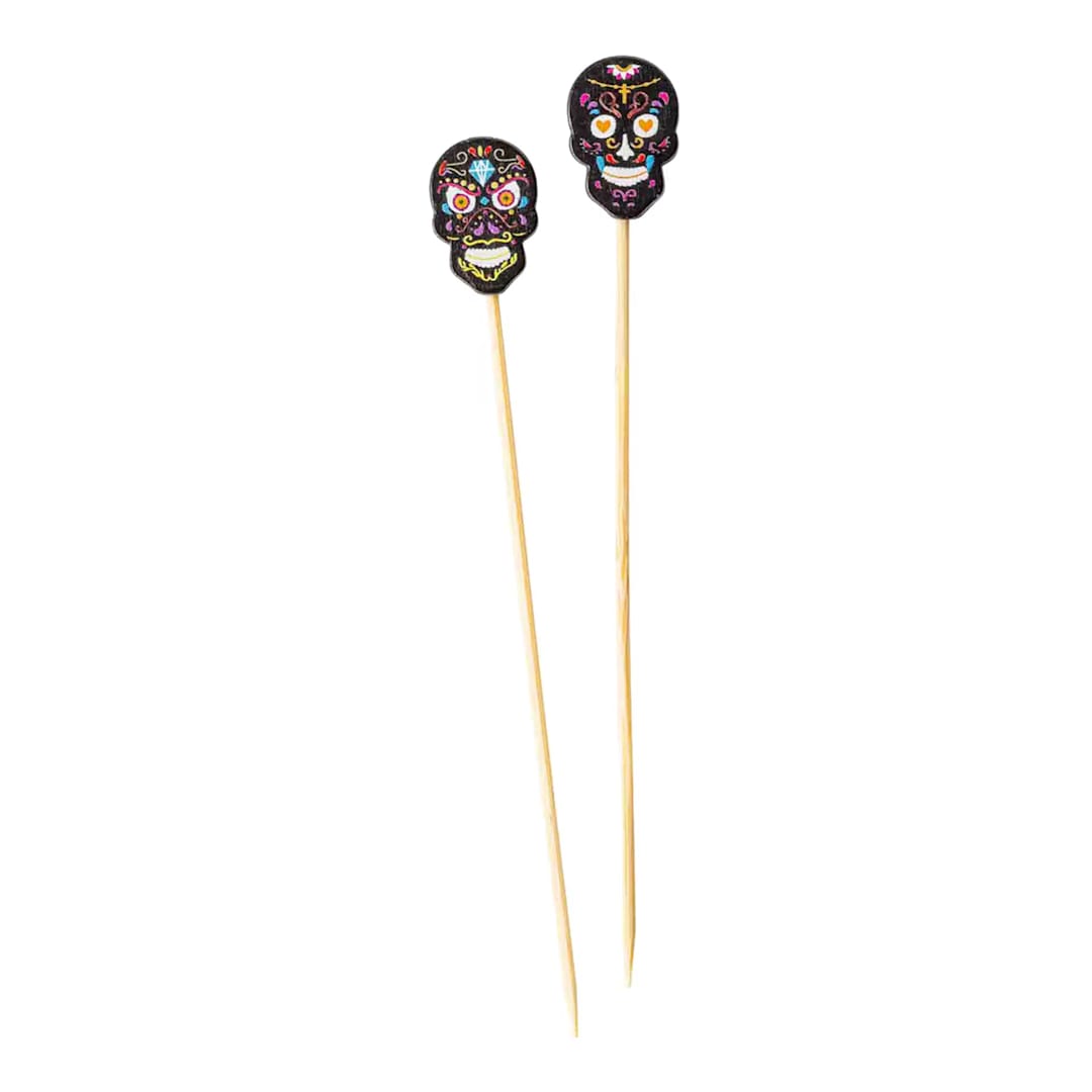 TableCraft 13144 Black Sugar Skull Pick