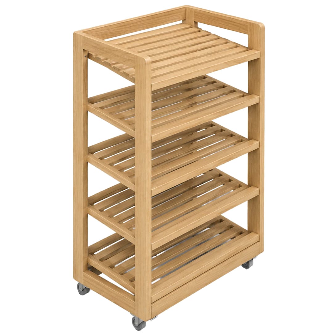 Marco BAK-457 O 5-Tier 31 x 20.75 x 60.5" Mobile Rack Display