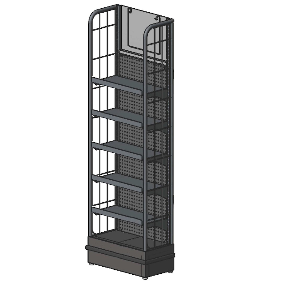 Marco GRO-011 WM GB 5-Shelf Free Standing End Cap Display