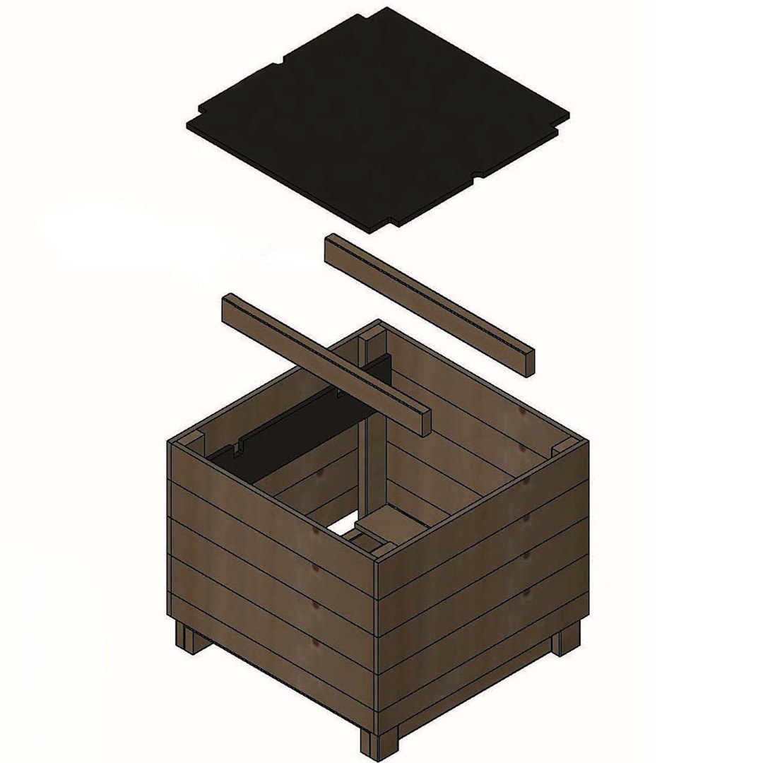 Marco GM-ORB51207-001 36" x 36" Value Bin Display
