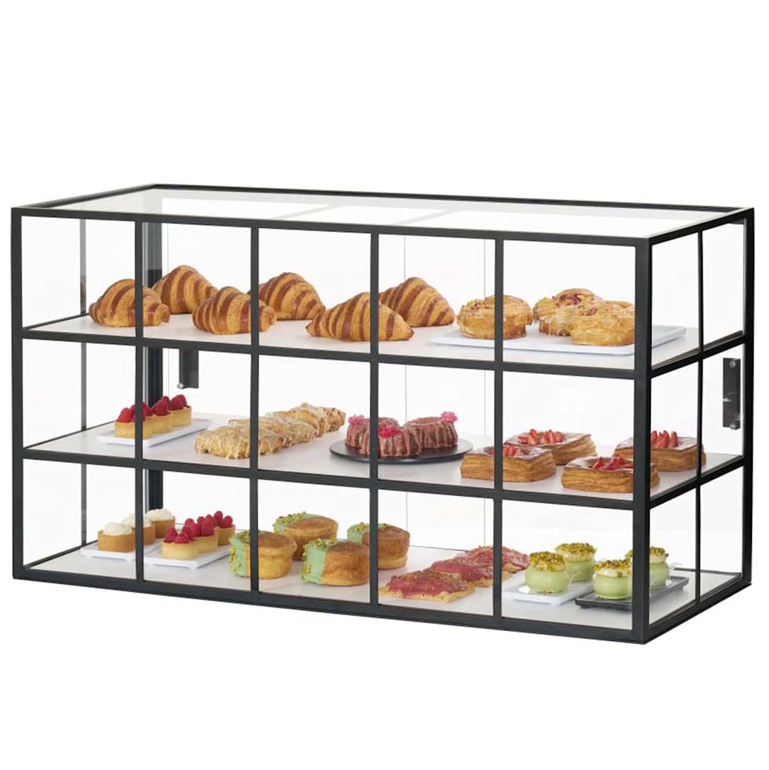 Cal-Mil 28517-13 Monterey Black/White 3 Tier 42 x 17 x 23.25 in. Case