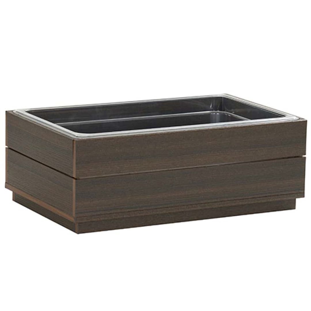 Cal-Mil 28602-12-140 Vista Mocha 21.5 x 12.5 x 8.75" Ice Housing