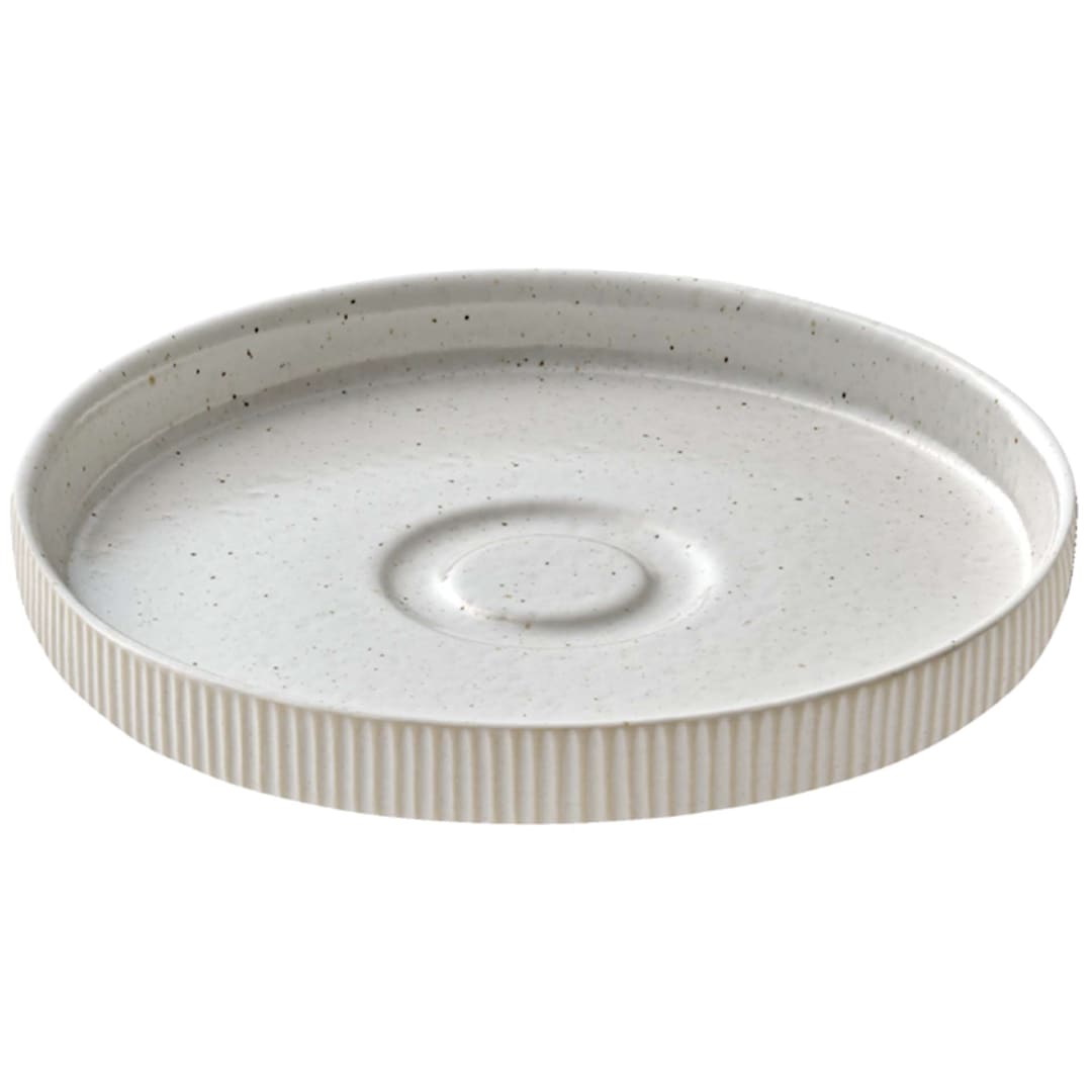 Libbey 701695091000582 Playground Nara White 5.9 in. Saucer - 6 / CS