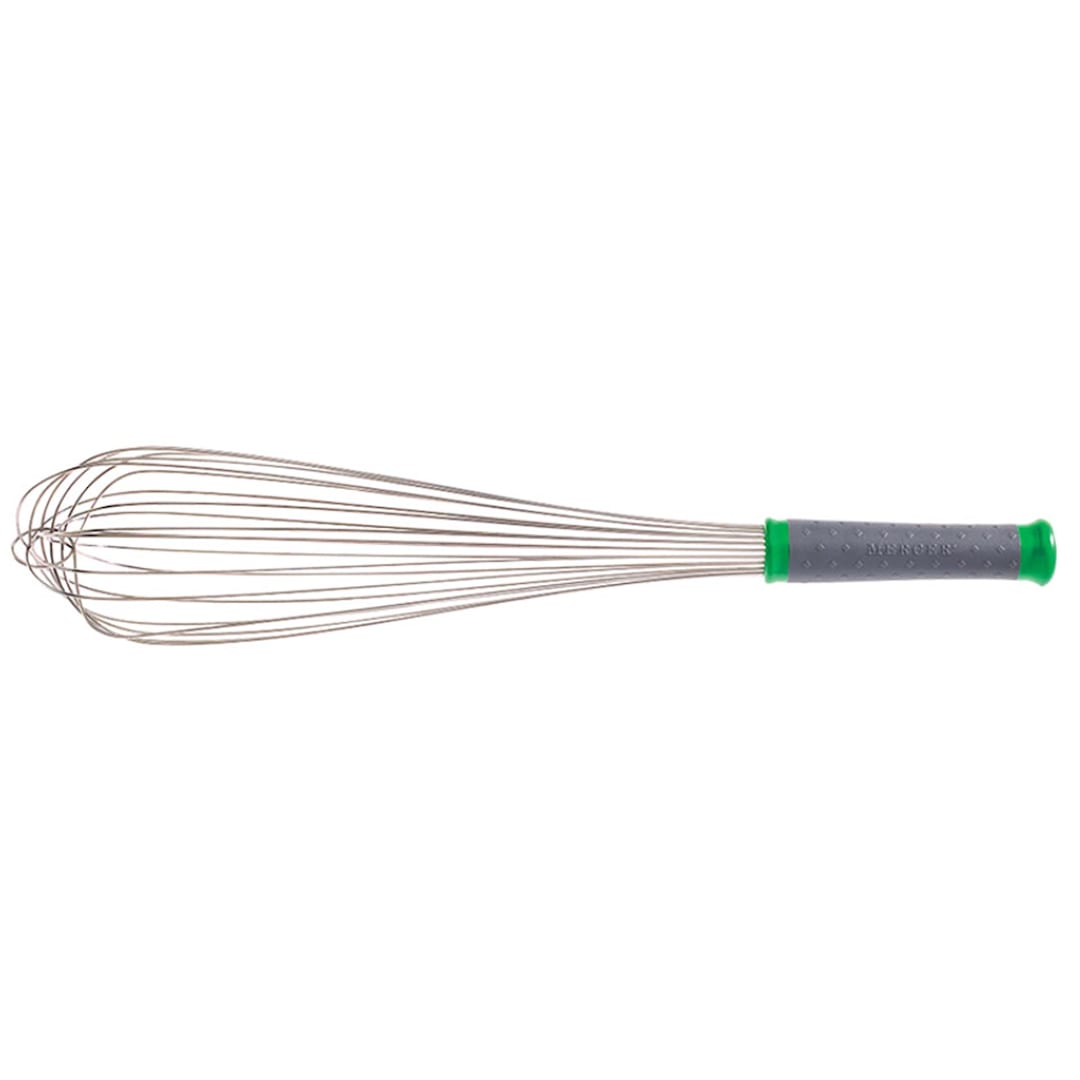 Mercer Culinary M35203 S/S 16" Piano Whip w/ Green Handle