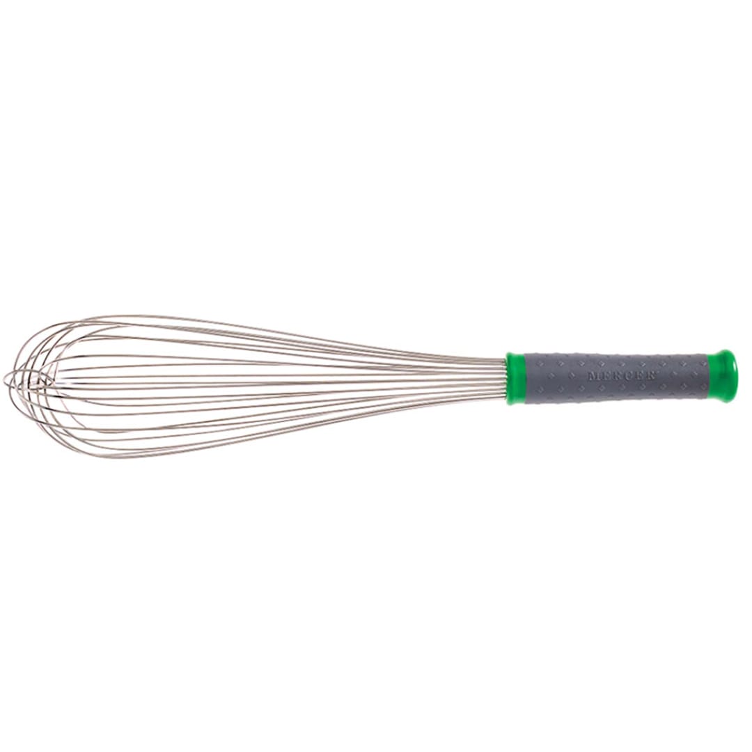 Mercer Culinary M35202 S/S 14" Piano Whip w/ Green Handle