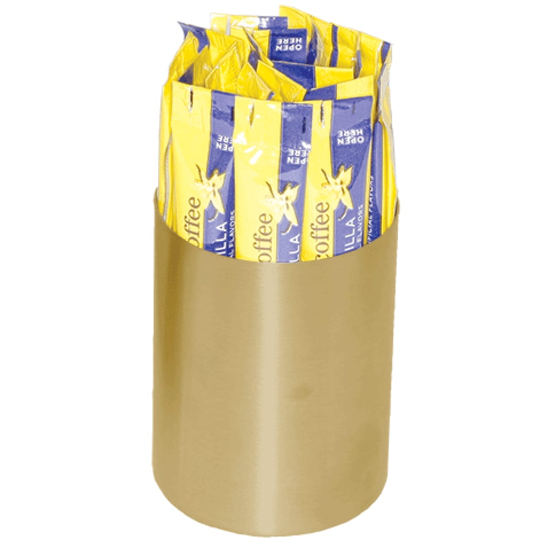Service Ideas STCSG4VG Gold Vintage 4 ounce Sugar Packet Holder