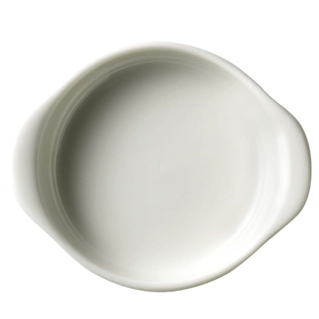 Libbey - Formerly World Tableware 840-901-001 Porcelana Bright White 1 oz Au Gratin Dish