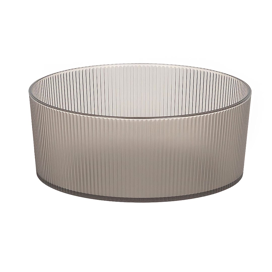 FOH DBO203GYT22 Gatsby Smoke 7.5" Bento Bowl - 6 / CS