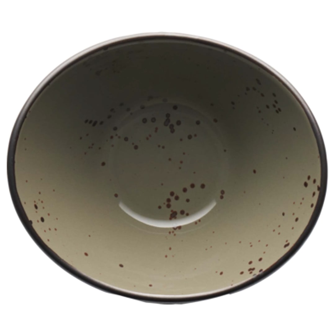 Int'l Tableware SH-910-GS Splash Green Smoke 7 oz. Oval Bowl