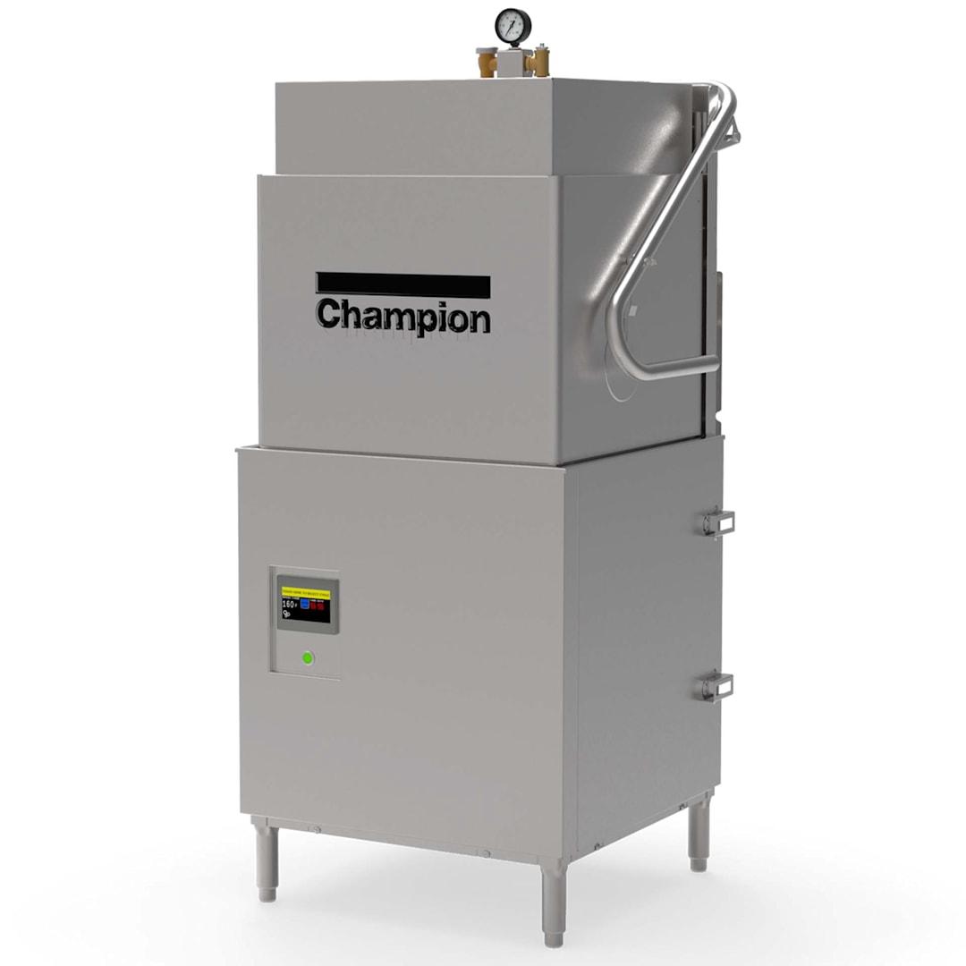 Champion Industries DH-6000 60 Racks/Hr Hi-Temp Door Type Dishwasher