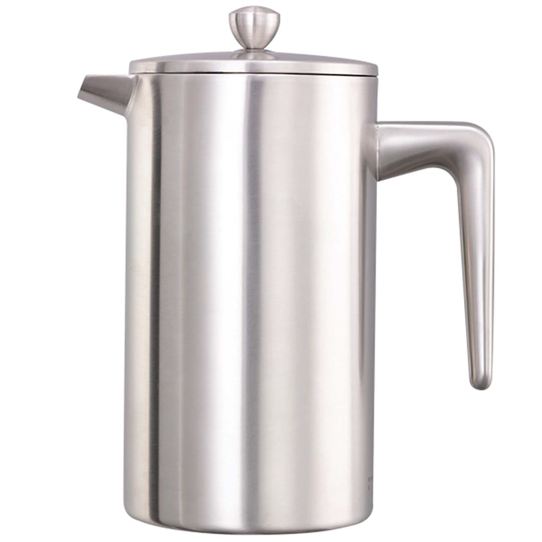 Service Ideas PDWSA1000BS Brushed S/S 33.8 oz Double Wall French Press