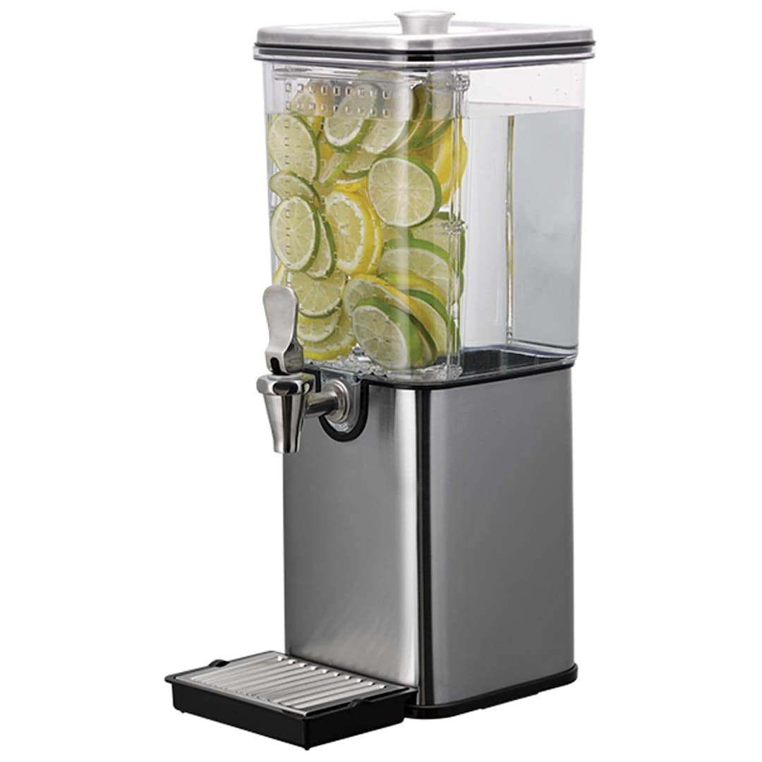 Service Ideas SCD15SS S/S 1.5 Gallon Square Beverage Dispenser