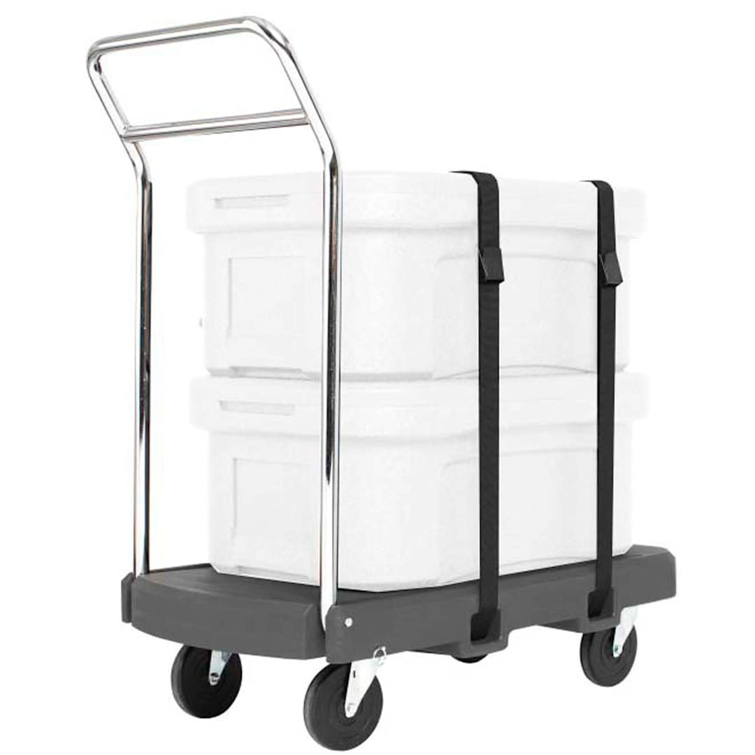 Vollrath 1694 Flatbed Utility Dolly w/ 5" Casters