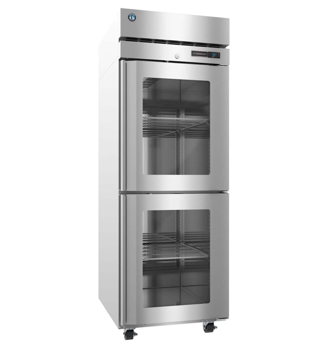 Hoshizaki R1A-HGE Half Glass Door 1 Section Upright Refrigerator