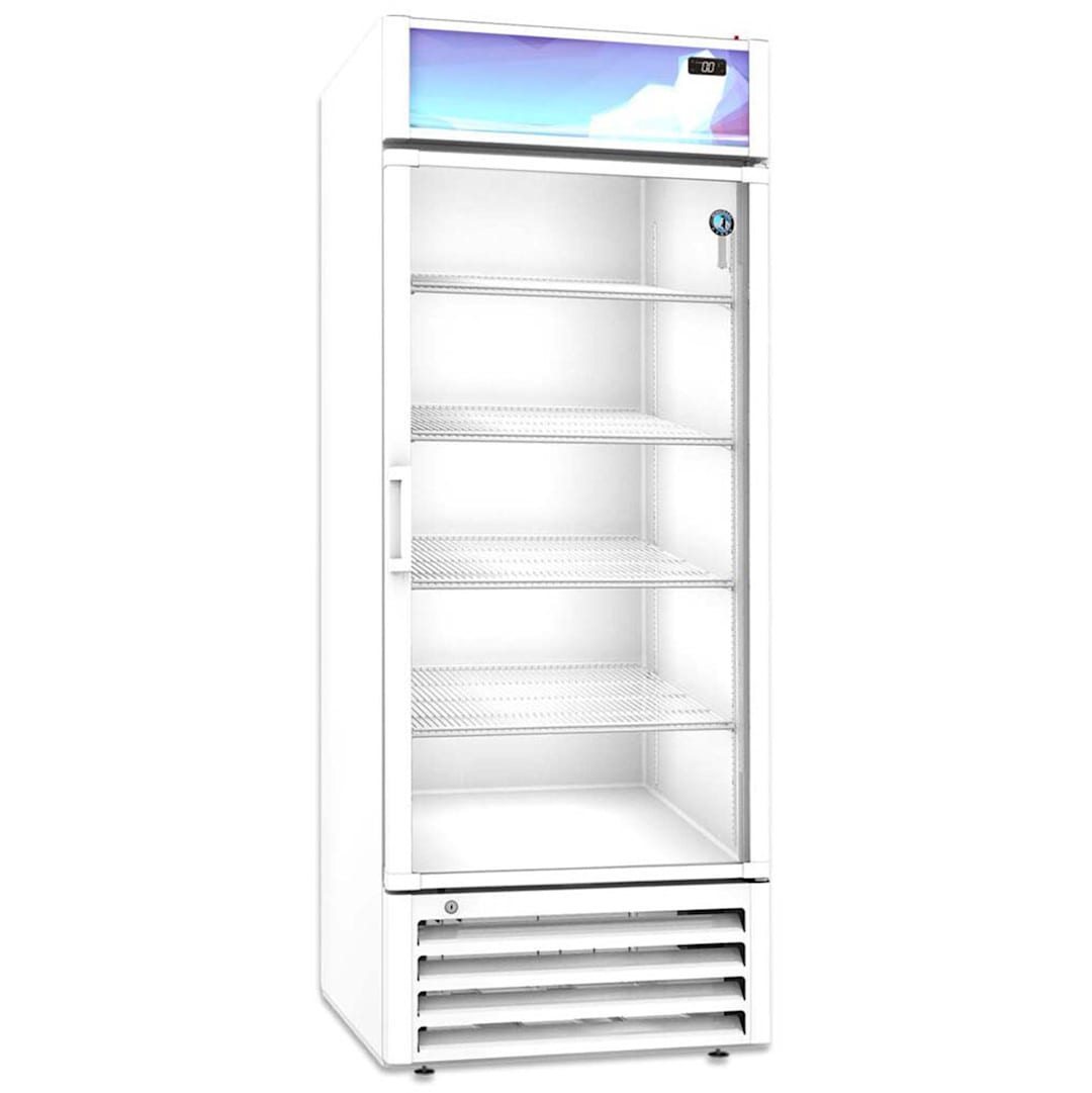 Hoshizaki FM-23-HC-WHT White Merchandiser Freezer w/ Glass Door