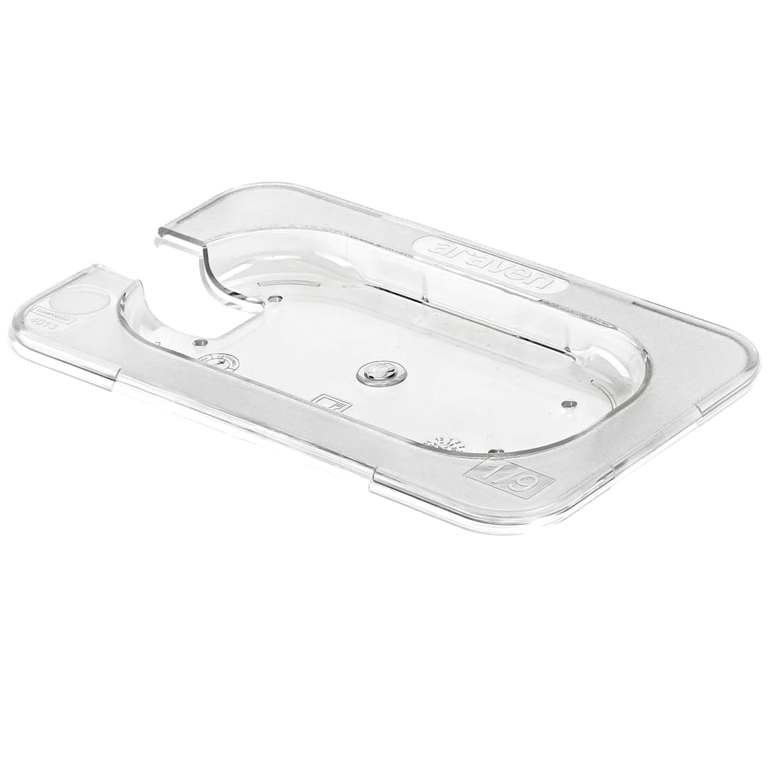 Araven 84013 GN 1/9 Size Notched Contact Lid