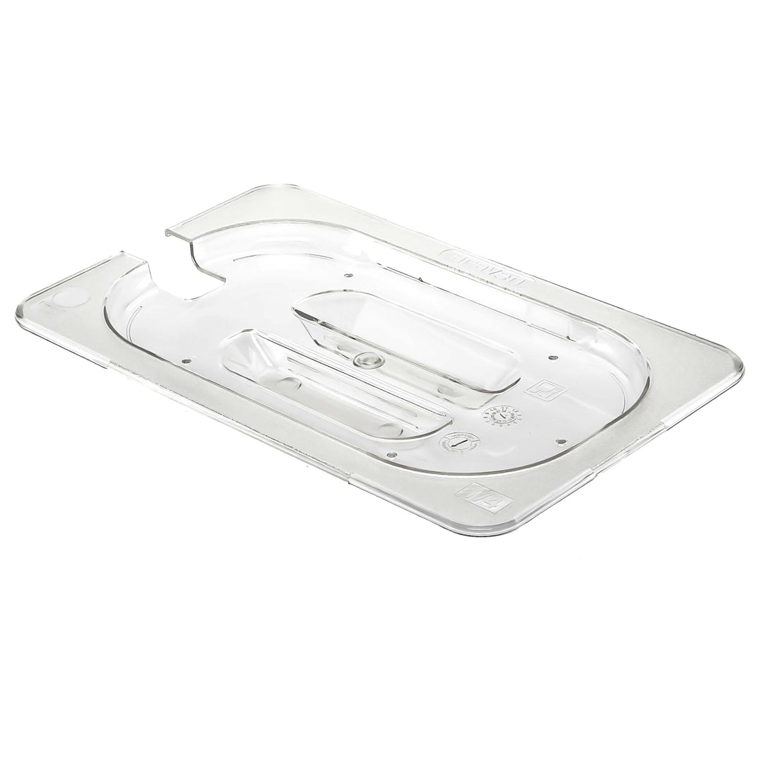 Araven 84022 GN 1/4 Size Notched Contact Lid