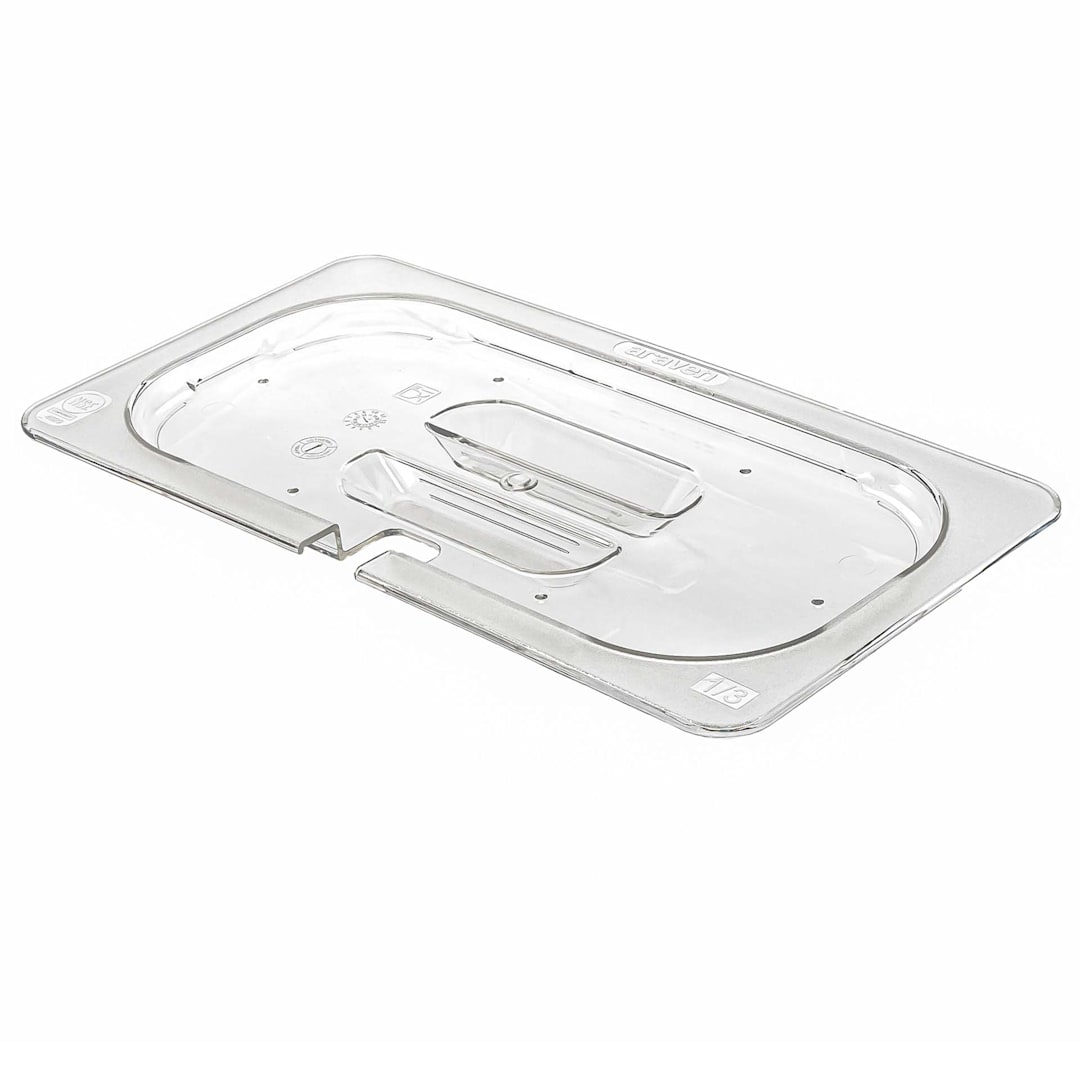 Araven 84029 GN 1/3 Size Notched Contact Lid