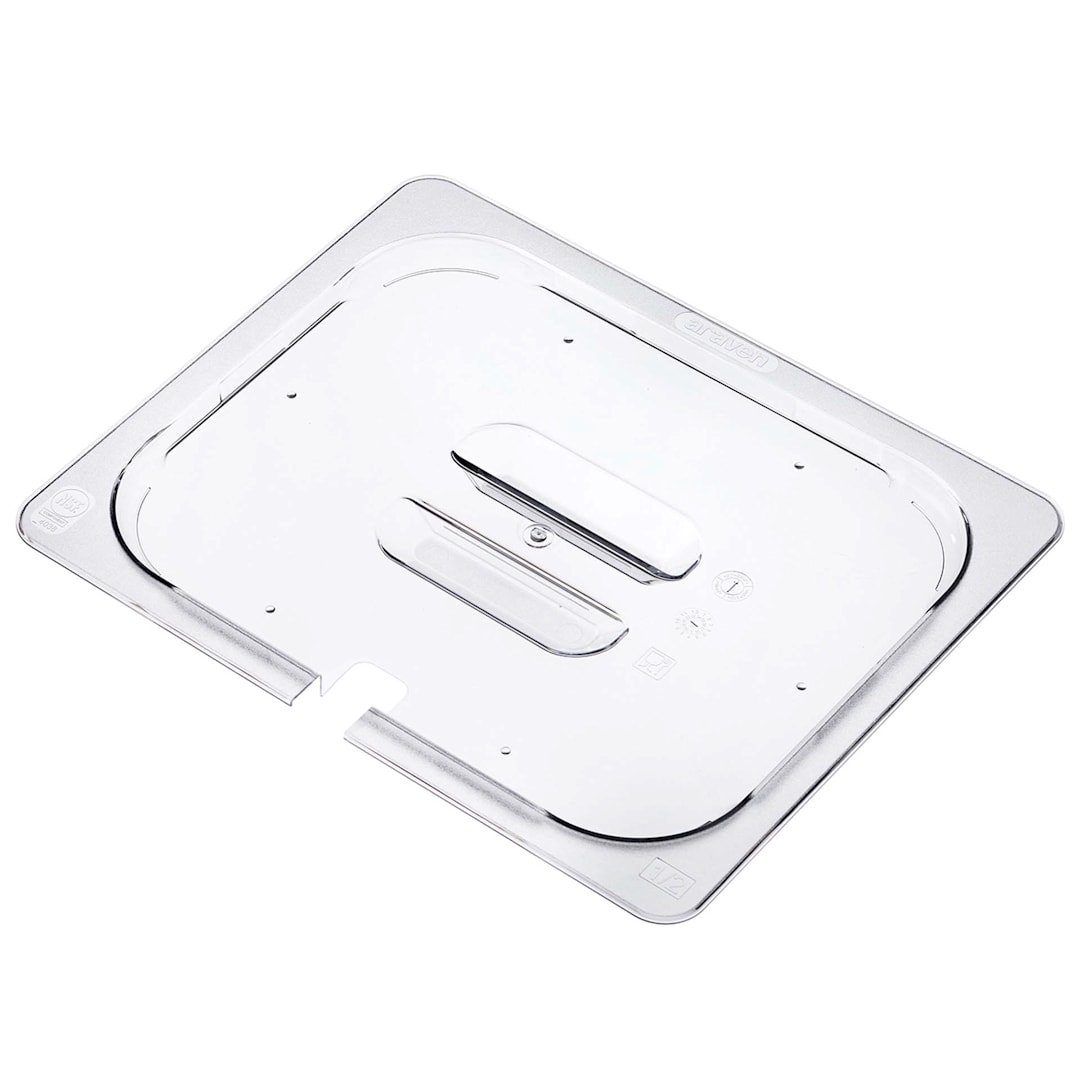 Araven 84038 GN 1/2 Size Notched Contact Lid