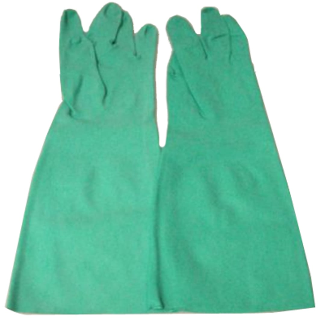 Tucker Safety Y8323L Green Large Unsupported Nitrile Gloves - Pair